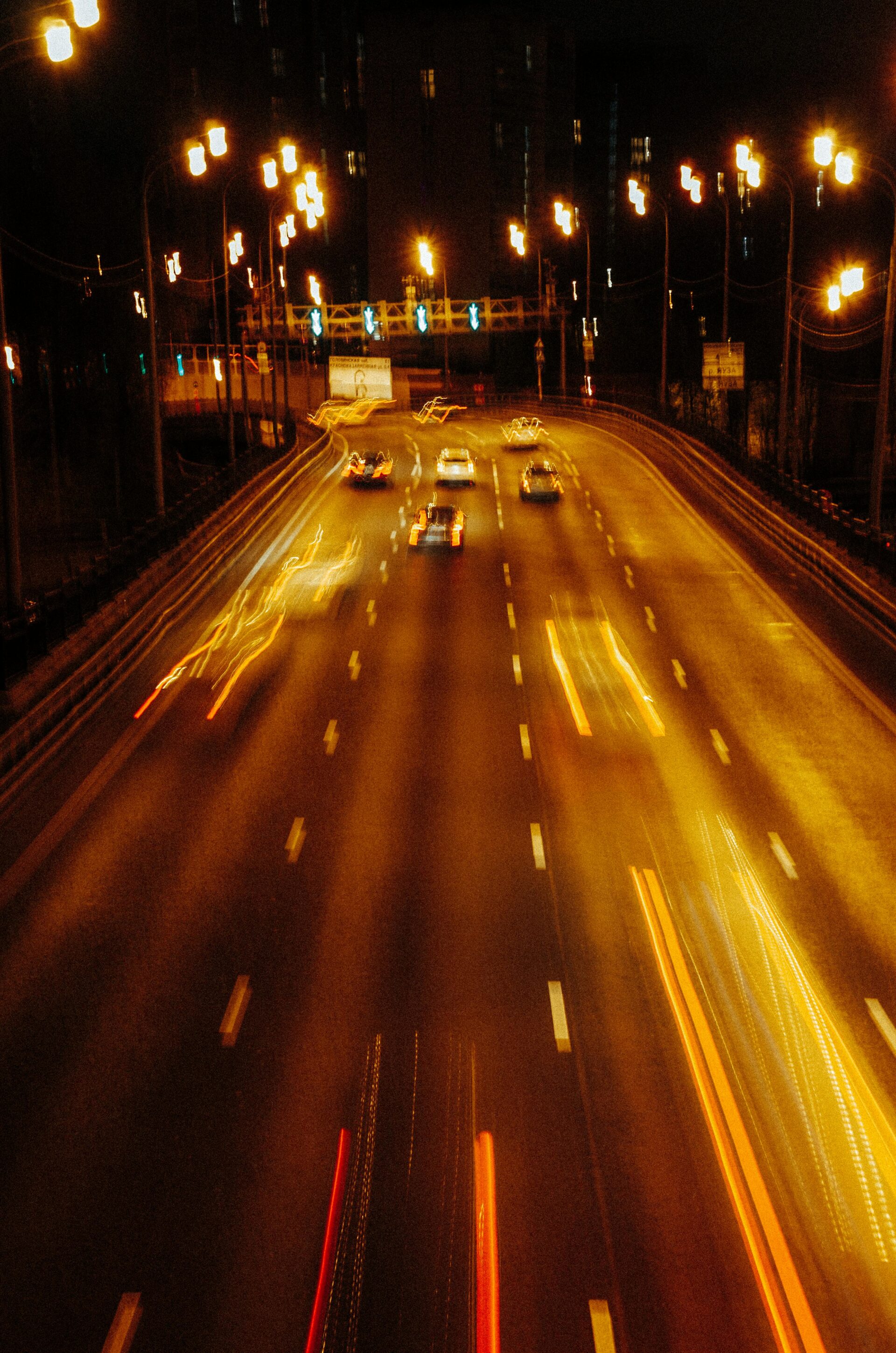 time-lapse-photography-of-cars-on-the-road-during-night