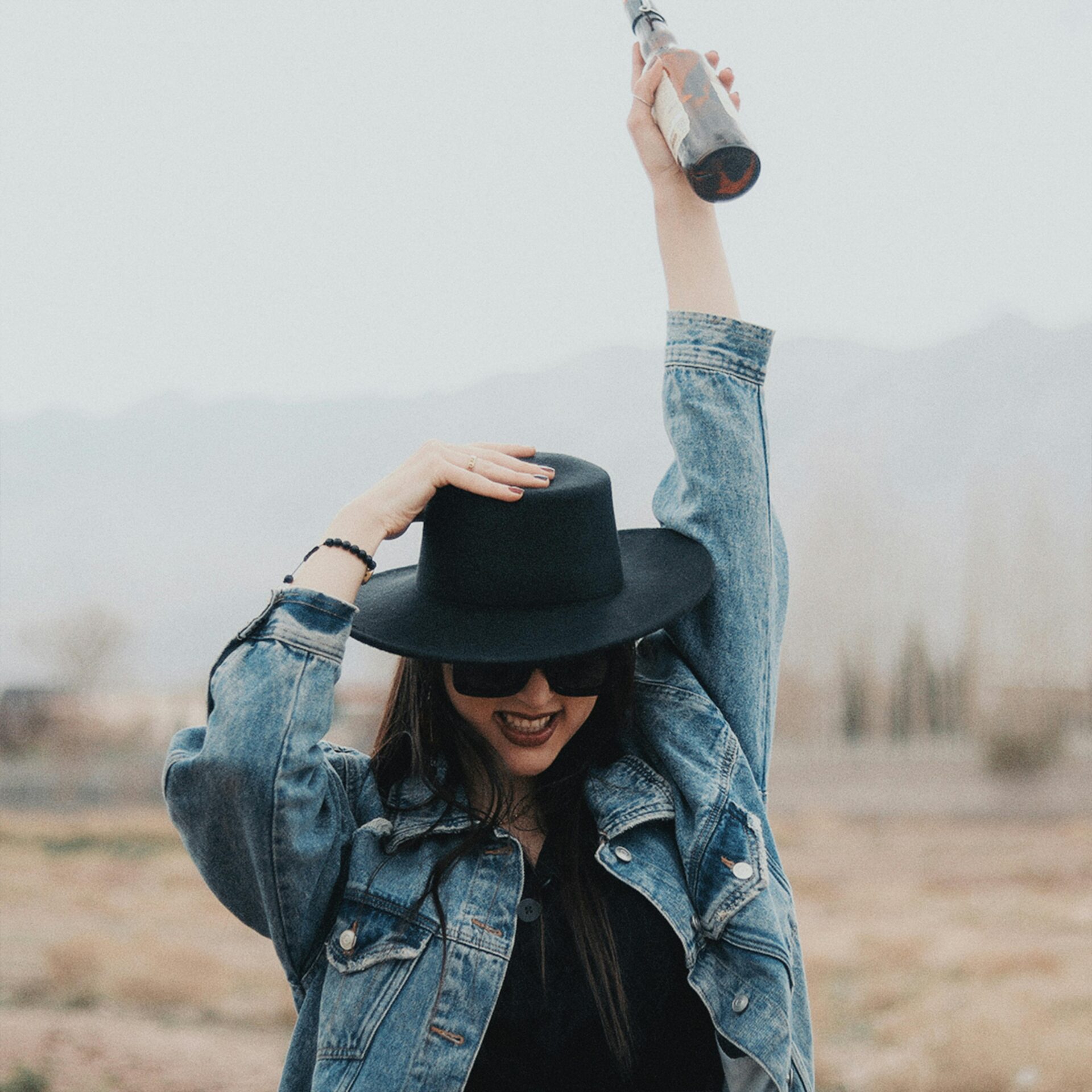 woman-wearing-a-denim-jacket